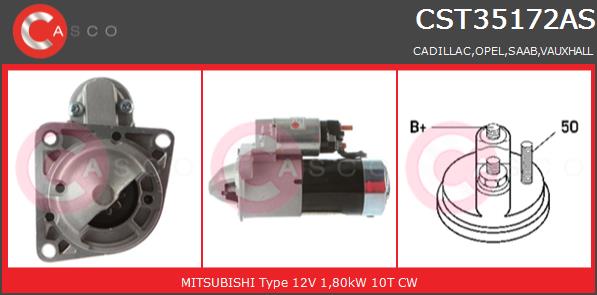 Rozrusznik CASCO CST35172AS