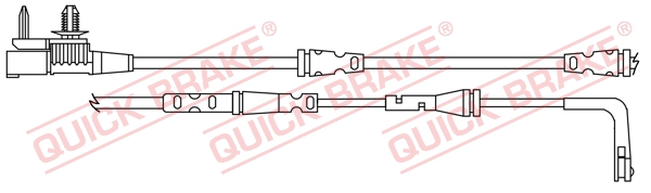 Czujnik zużycia klocków QUICK BRAKE WS 0409 A