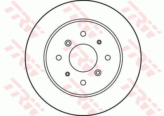 Tarcza hamulcowa TRW DF1815