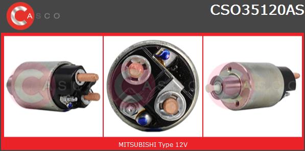 Elektromagnes rozrusznika CASCO CSO35120AS