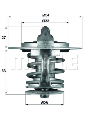 Termostat MAHLE TX 84 77