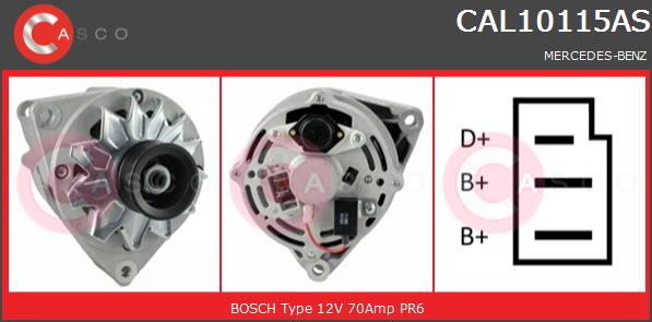 Alternator CASCO CAL10115AS