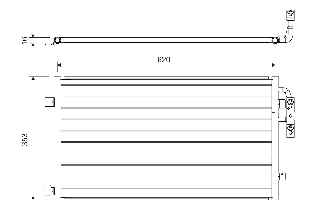 Skraplacz, klimatyzacja VALEO 822719