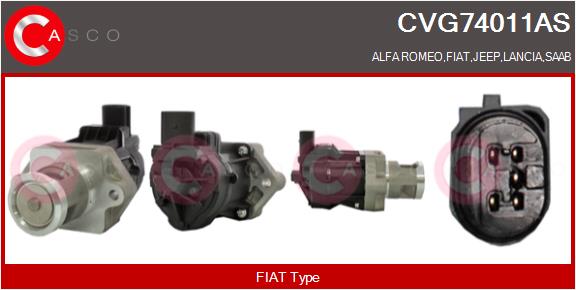 Zawór EGR CASCO CVG74011AS