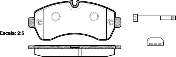 Klocki hamulcowe REMSA 1243.00