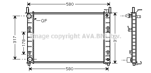 Chłodnica AVA QUALITY COOLING FDA2324