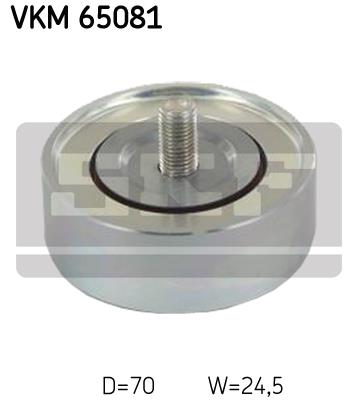 Rolka prowadząca paska osprzętu SKF VKM 65081