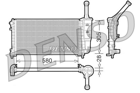 Chłodnica DENSO DRM09106