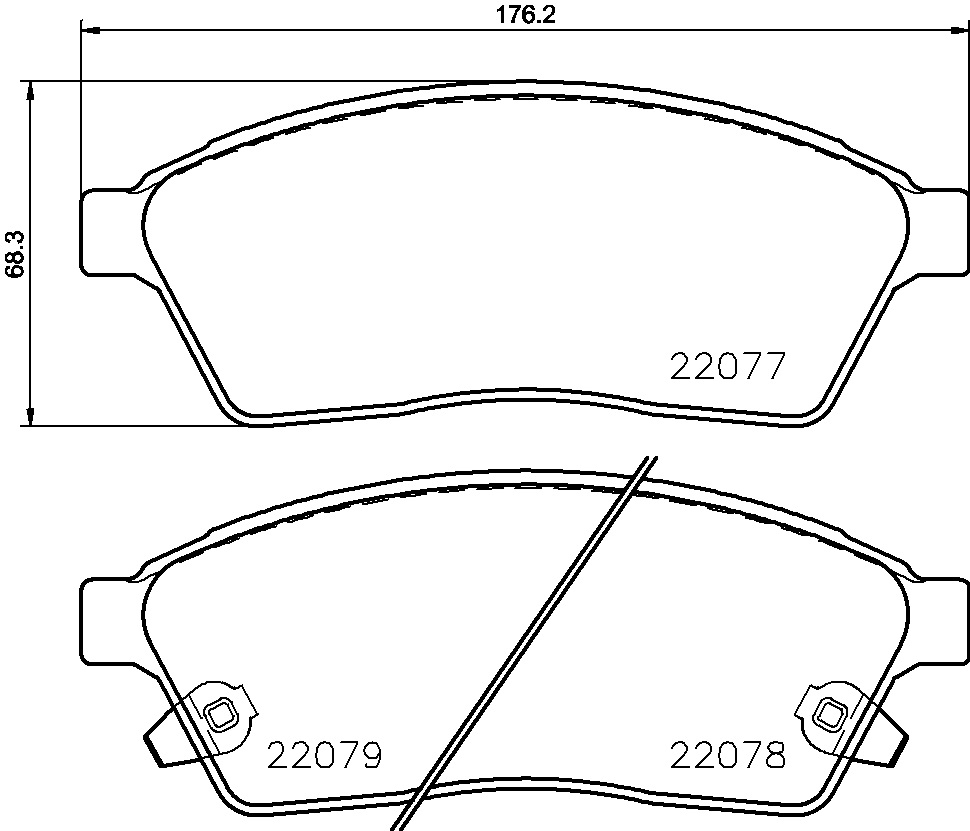 Klocki hamulcowe BREMBO P 09 009