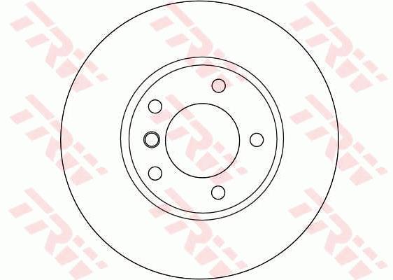 Tarcza hamulcowa TRW DF4055