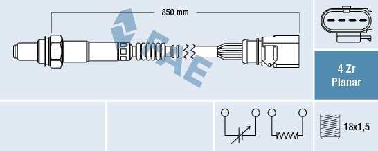 Sonda lambda FAE 77464