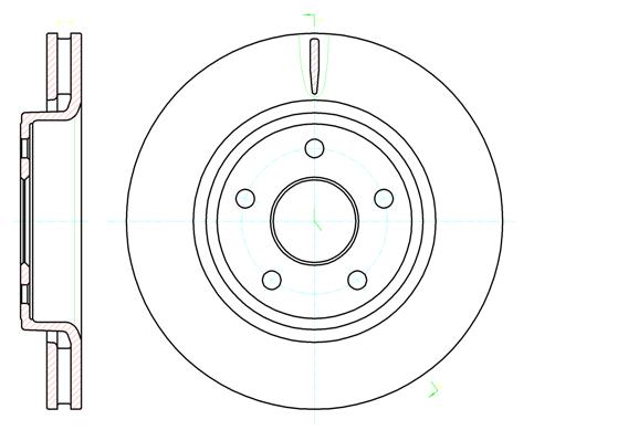 Tarcza hamulcowa REMSA 61210.10