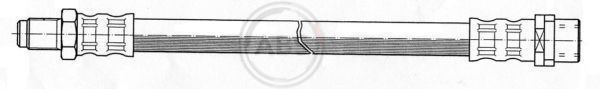 Przewód hamulcowy elastyczny A.B.S. SL 5184