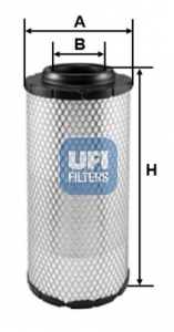 Filtr powietrza UFI 27.B27.00