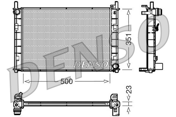Chłodnica DENSO DRM10045