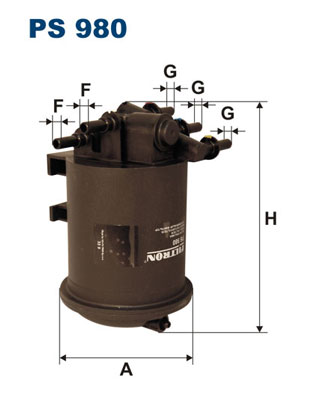 Filtr paliwa FILTRON PS980
