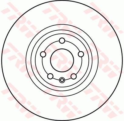 Tarcza hamulcowa TRW DF6041S