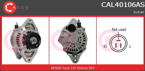 Alternator CASCO CAL40106AS