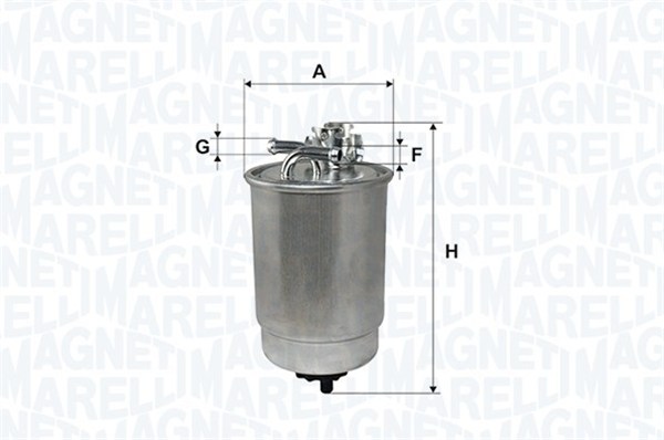 Filtr paliwa MAGNETI MARELLI 152071758861