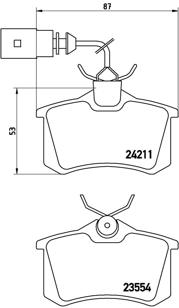Klocki hamulcowe BREMBO P 85 101