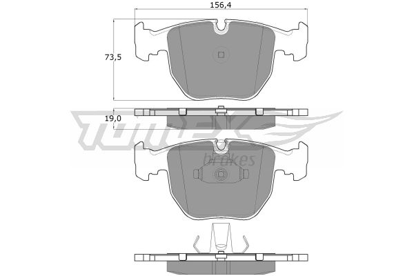 Klocki hamulcowe TOMEX BRAKES TX 13-23