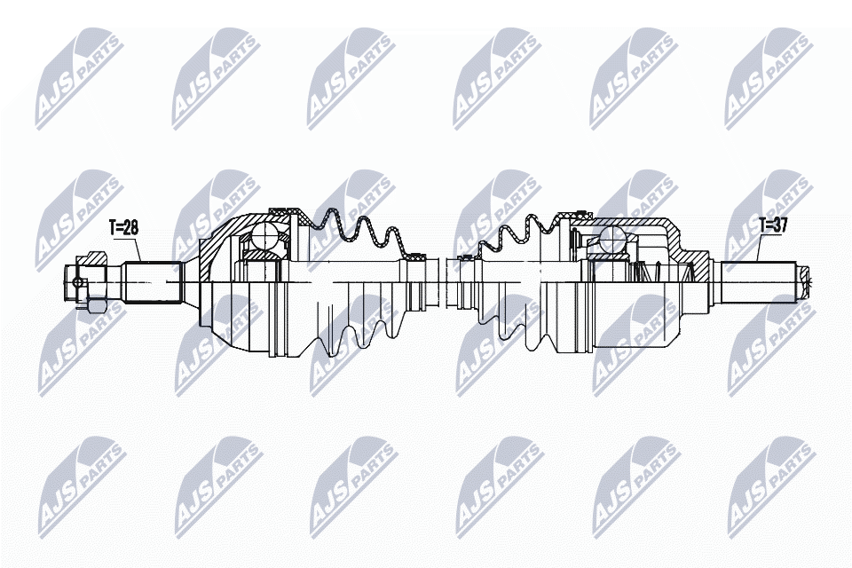 Wał napędowy NTY NPW-PE-093