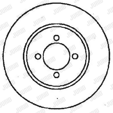 Tarcza hamulcowa JURID 561375JC