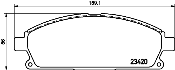 Klocki hamulcowe HELLA 8DB 355 021-651