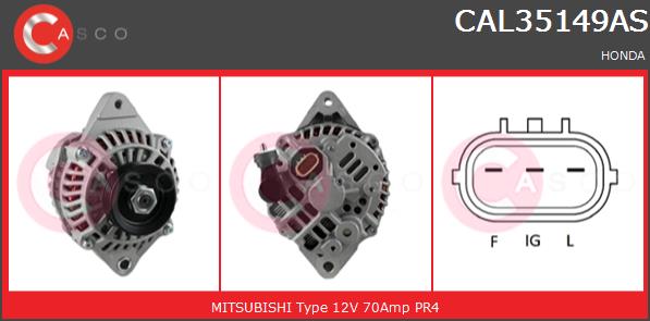 Alternator CASCO CAL35149AS