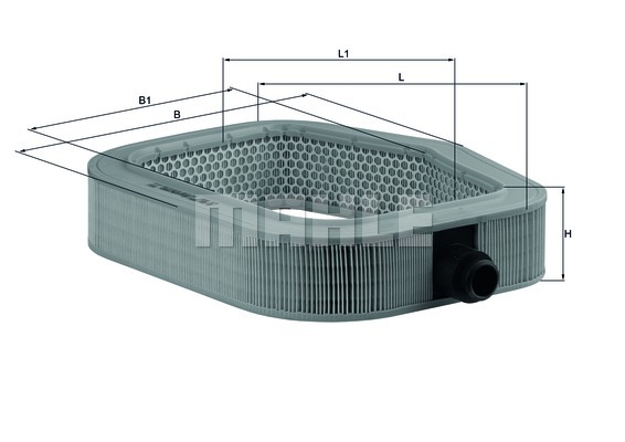 Filtr powietrza MAHLE LX 990