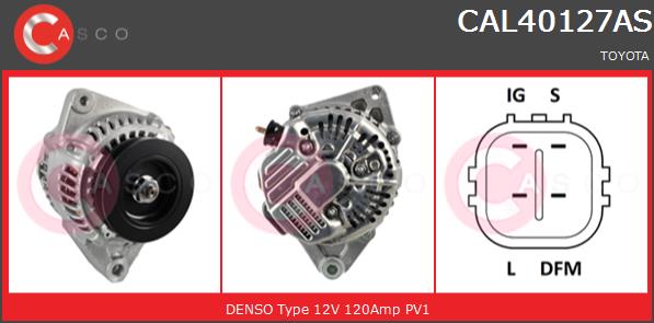 Alternator CASCO CAL40127AS