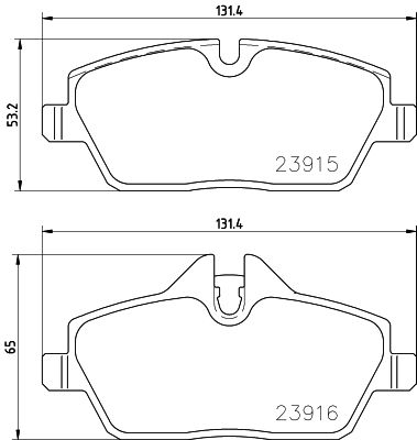 Klocki hamulcowe HELLA 8DB 355 021-881