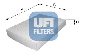 Filtr kabinowy UFI 53.063.00