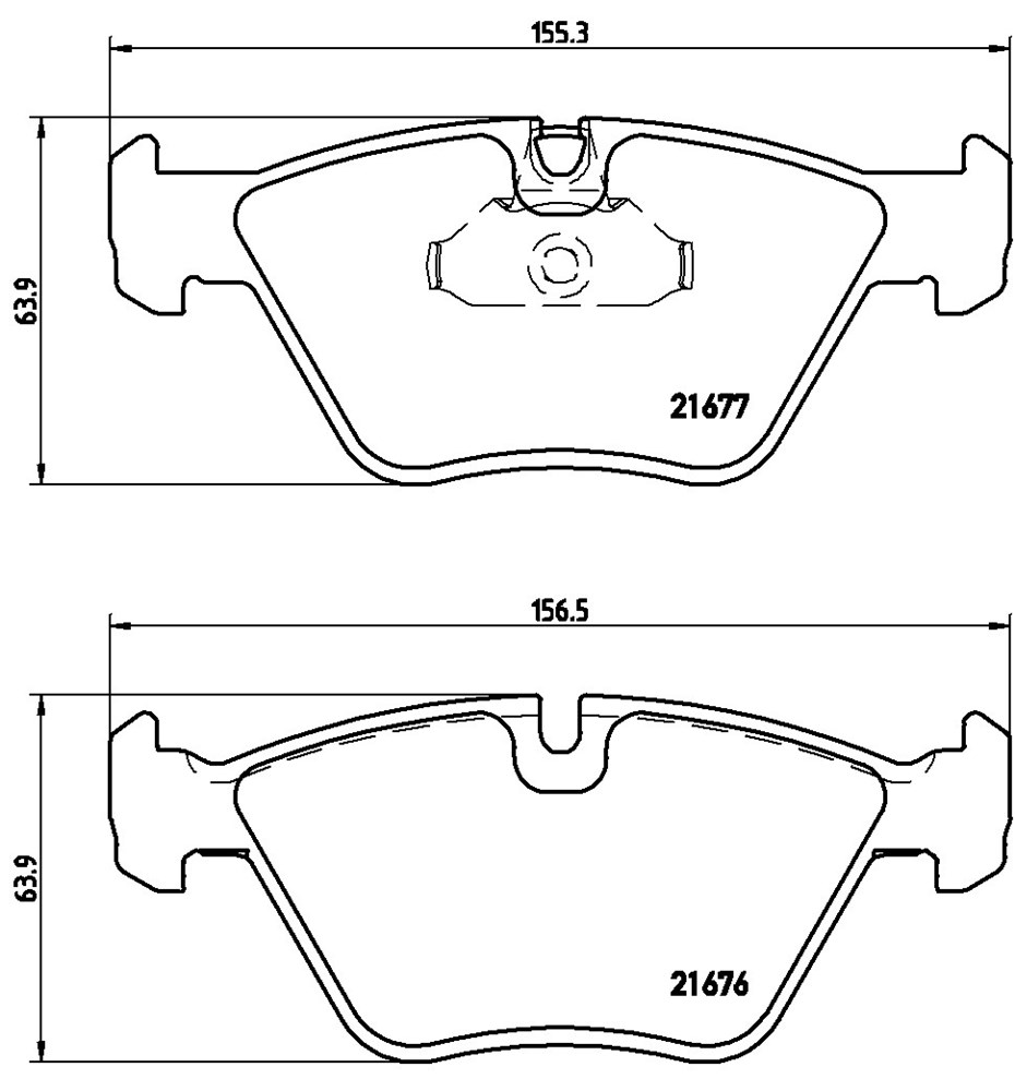 Klocki hamulcowe BREMBO P 06 022