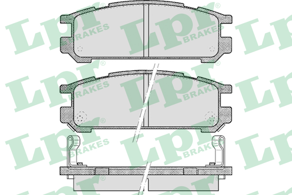 Klocki hamulcowe LPR 05P517