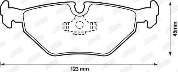 Klocki hamulcowe JURID 571960J