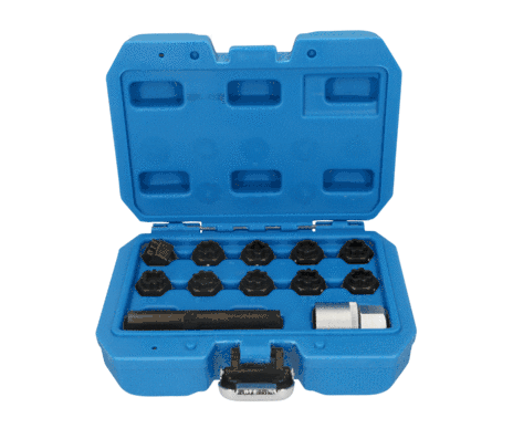 Zestaw narzędzi do wypinania, zabezpieczenia śrub kół KS TOOLS BT691210