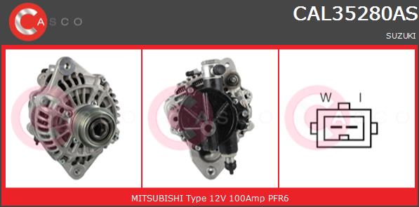 Alternator CASCO CAL35280AS
