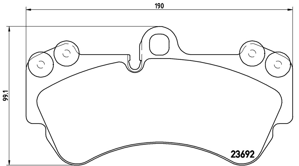 Klocki hamulcowe BREMBO P 85 069