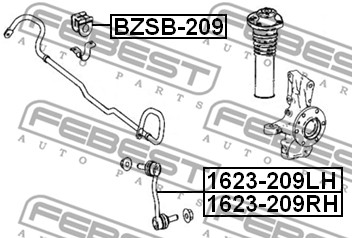 Łącznik stabilizatora FEBEST 1623-209RH
