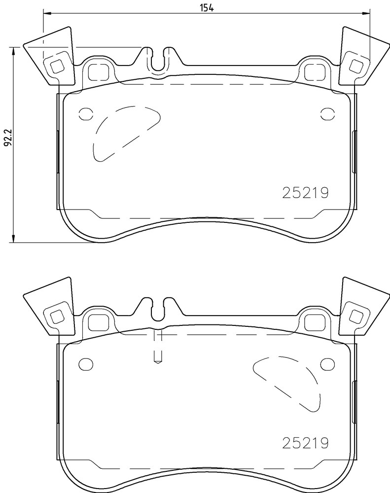 Klocki hamulcowe BREMBO P 50 121