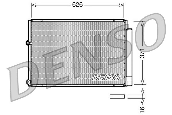 Skraplacz klimatyzacji DENSO DCN50018