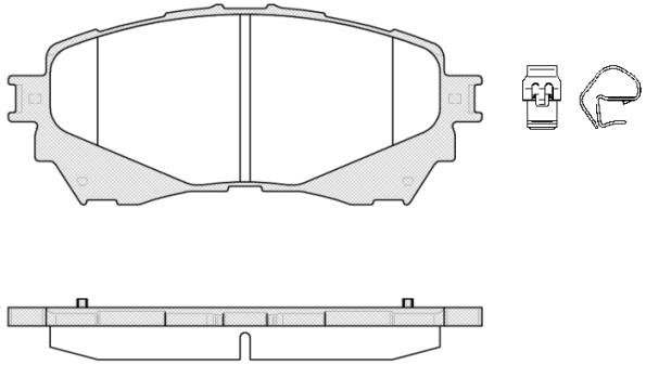 Klocki hamulcowe REMSA 1538.04
