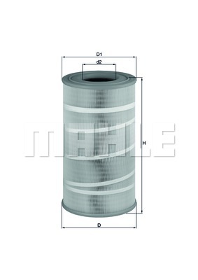 Filtr powietrza MAHLE LX 7210/7
