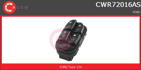Przełącznik podnośnika szyby CASCO CWR72016AS