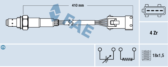 Sonda lambda FAE 77432