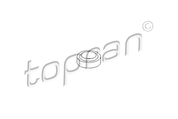 Pierścień uszczelniający  wtryskiwacz TOPRAN 206 011