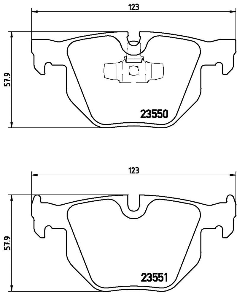 Klocki hamulcowe BREMBO P 06 039X
