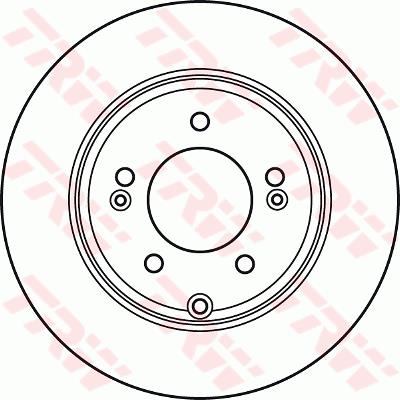 Tarcza hamulcowa TRW DF4980