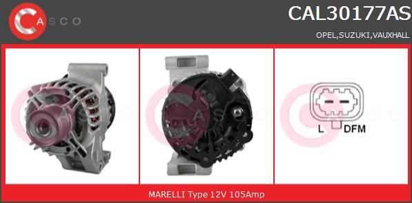 Alternator CASCO CAL30177AS